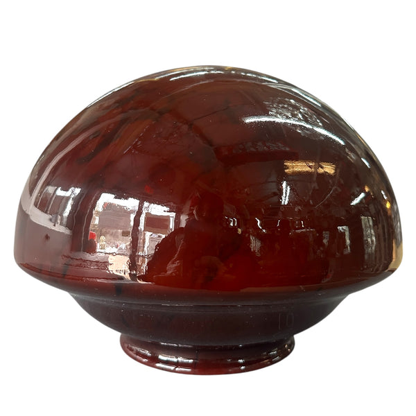 Amber Marbled Glass Dome Flush Mount Shade w/ 5" Fitter GA20697