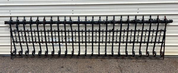 12 Foot Iron Fence Panel GA21364