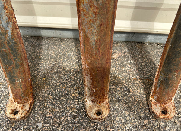 Set of 3 Antique Cast Iron Industrial Table Legs GA20378
