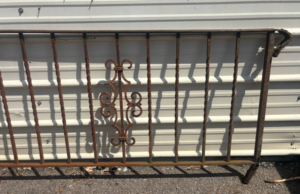 9 Foot Iron Fence Panel GA21312