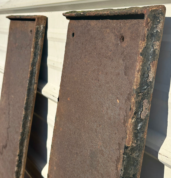 Pair of 65" Long Cast Iron Stair Treads GA20820