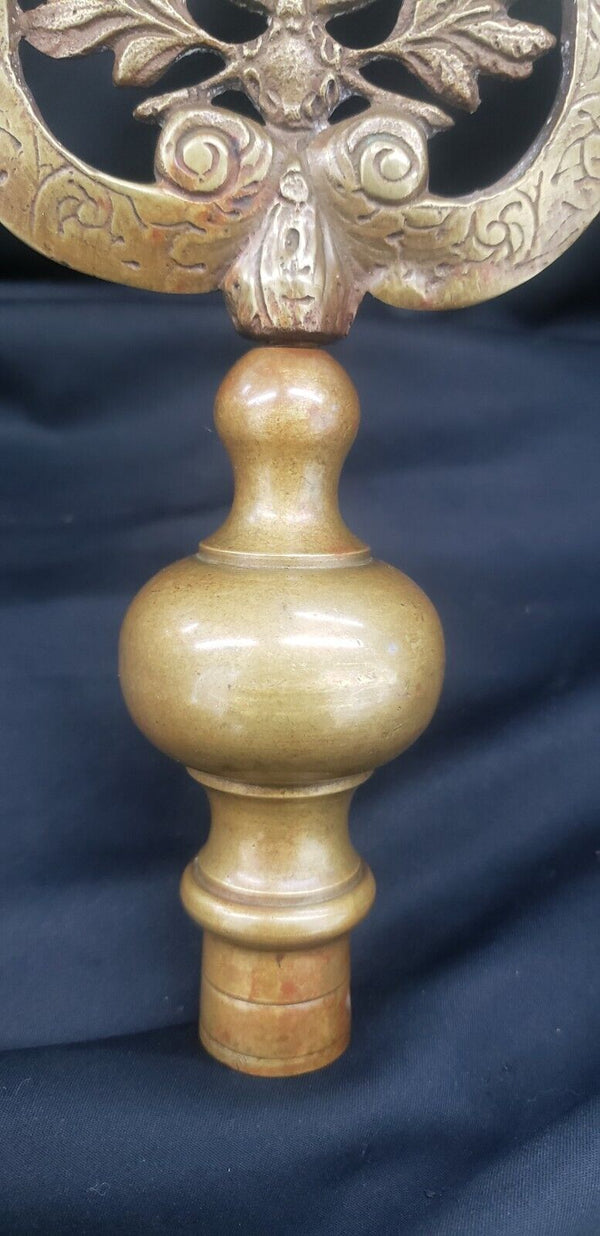 WWII Italian House of Savoy Cast Bronze Flag Pole Topper