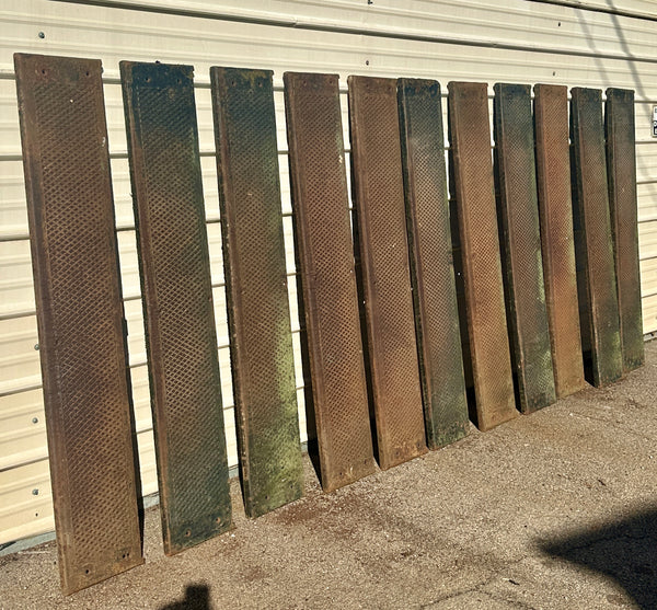 Set of 11  59" Long Cast Iron Stair Treads GA20610