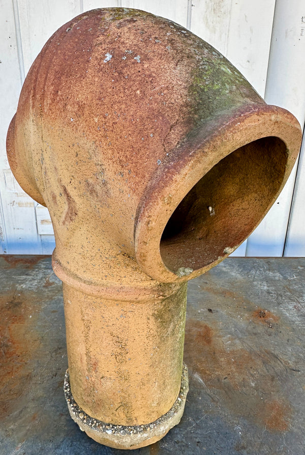 Terracotta Double Pipe Chimney Pot GA20478