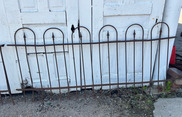75 Feet of Wrought Iron Hairpin Fencing GA21242