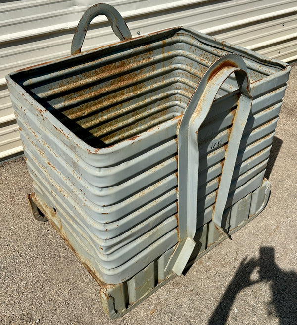Heavy Duty Industrial Corrugated Steel Factory Bin GA20957