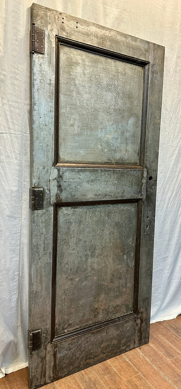 2-Panel Galvanized Steel Door w/ Original Hardware GA20566