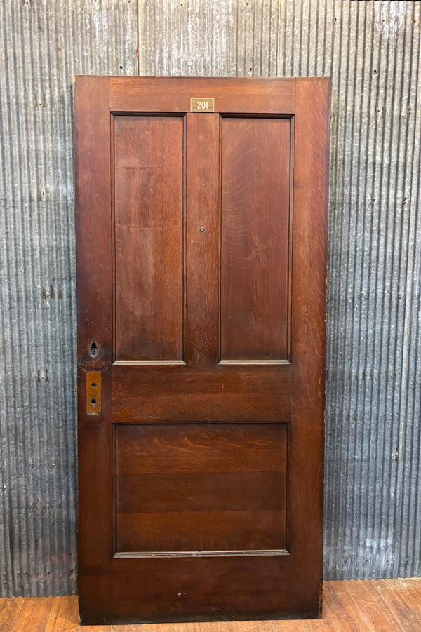 3-Panel Wooden Door GA21471