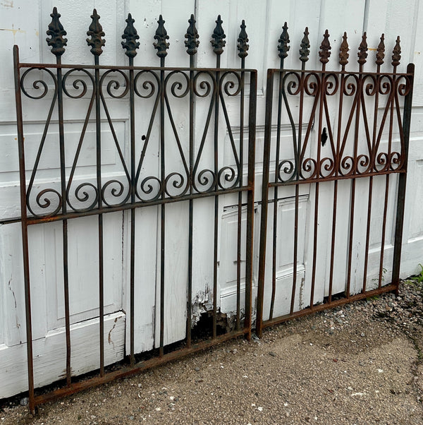 Antique Iron Garden Gate Pair GA20338