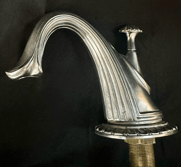 Sherle Wagner Chrome Finished Brass Bathroom Faucet Set GA20592