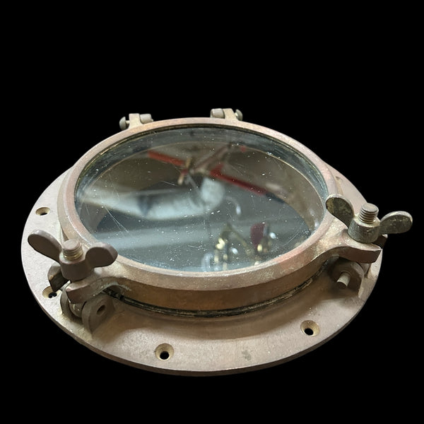 Vintage 8" Wilcox Crittenden (WC) Bronze Porthole GA20282
