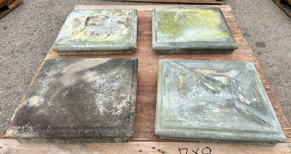 4 Pairs of Concrete Column Tops GA20485