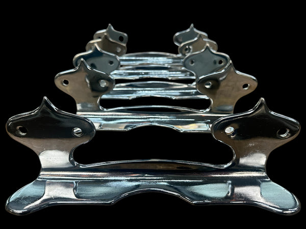 Chrome Flush Mount Toilet Brackets - 5 Available - GA20720