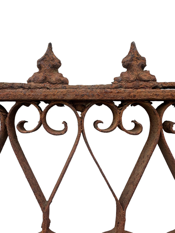 Antique Wrought Iron 80"+ Tall Gate GA20745