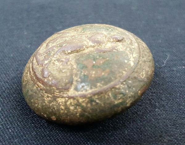Civil War Dug Cold Harbor Battlefield Virginia State Seal Button GS010927