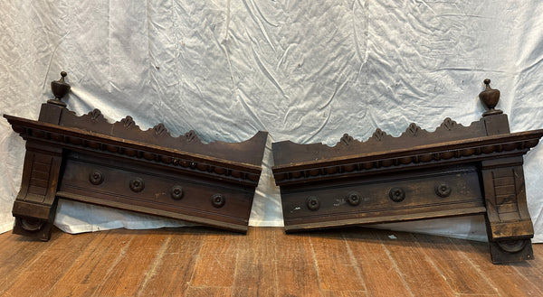 Victorian Eastlake Style Over Door Pediment Set GA20811