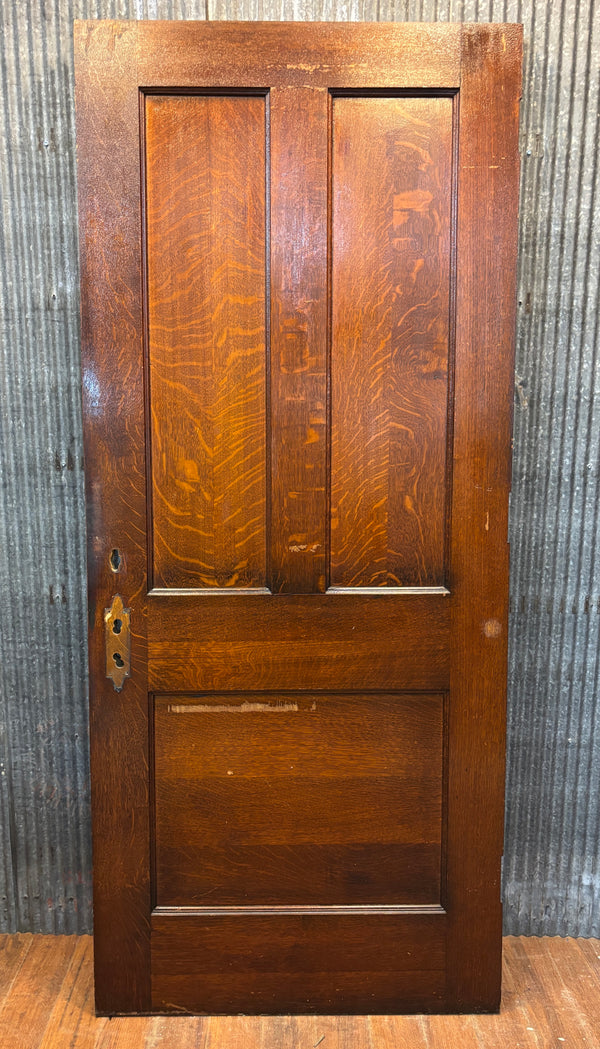3-Panel Wood Door GA21455