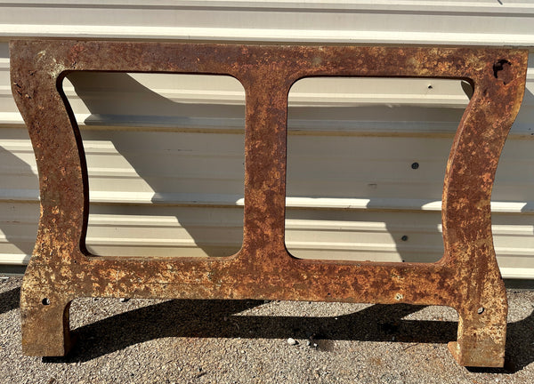 Pair of Antique Industrial Cast Iron Machine Table Legs GA20962