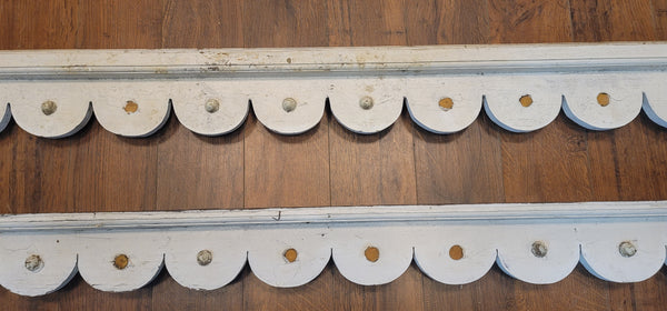 Vintage 3 Piece Wooden Gingerbread Trim Pediments GS00898