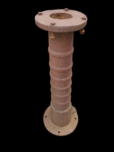 Ornate Cast Iron Well Water Pump Base 28 3/8" T GAM0154
