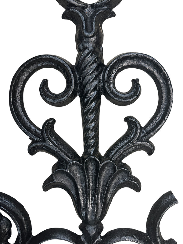 Restored Antique Iron Decorative Fence Panel GA20708