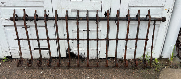54 Feet of Iron Fence Panels GA21363