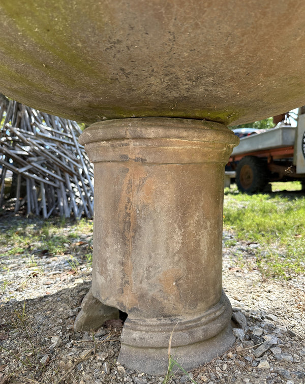 2-Tiered Concrete Fountain w/ Pineapple Finial GA20352