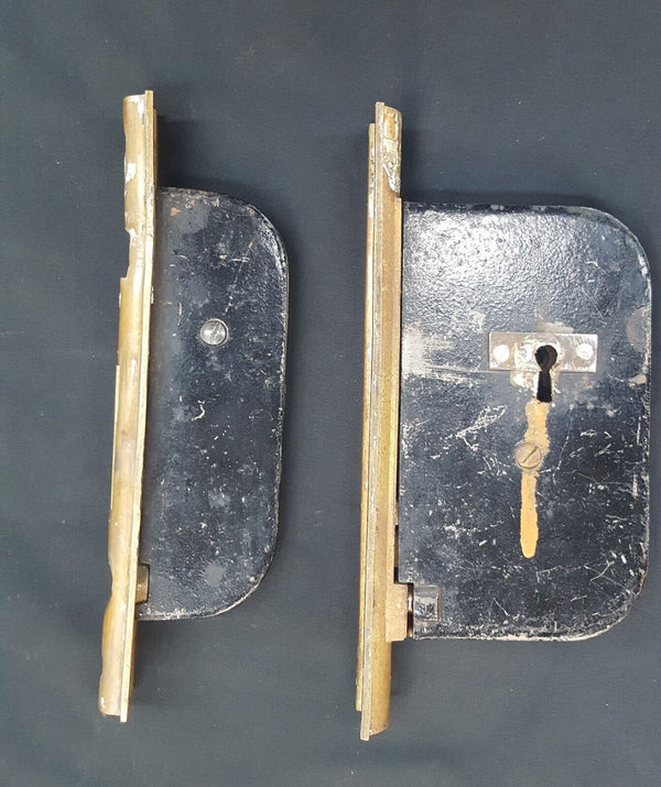 Vintage Pocket Door Lock with Matching Keeper GA2030