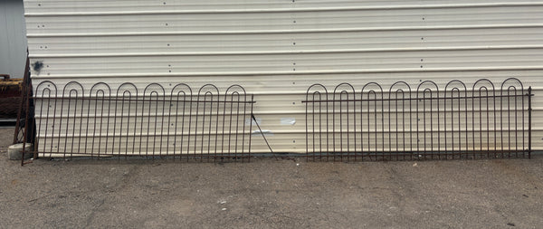 108 Feet of Wrought Iron Hairpin Fencing GA21227