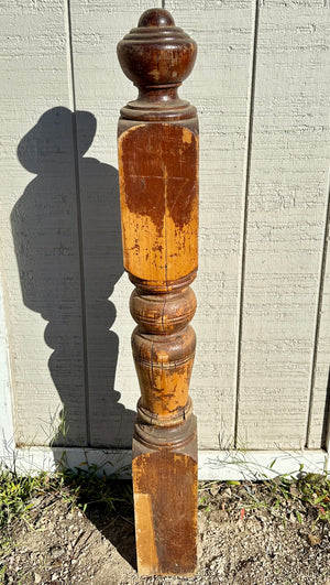 Oak Acorn Top Newel Post GA20452