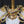 Load image into Gallery viewer, 5 Light Ornate Brass Chandelier w/ White Striped Shades 25" x 36" GS00983
