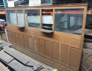 1900's Wood & Glass Pawnbrokers Office Front Panel Set GS00632