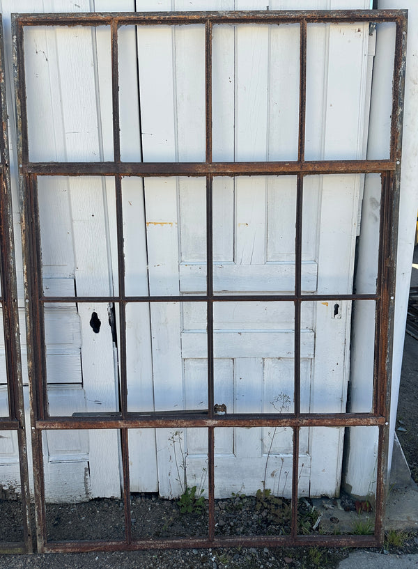 Set of 8 Industrial Steel Casement Windows w/ Swingouts - 51" x 75" - GA21014