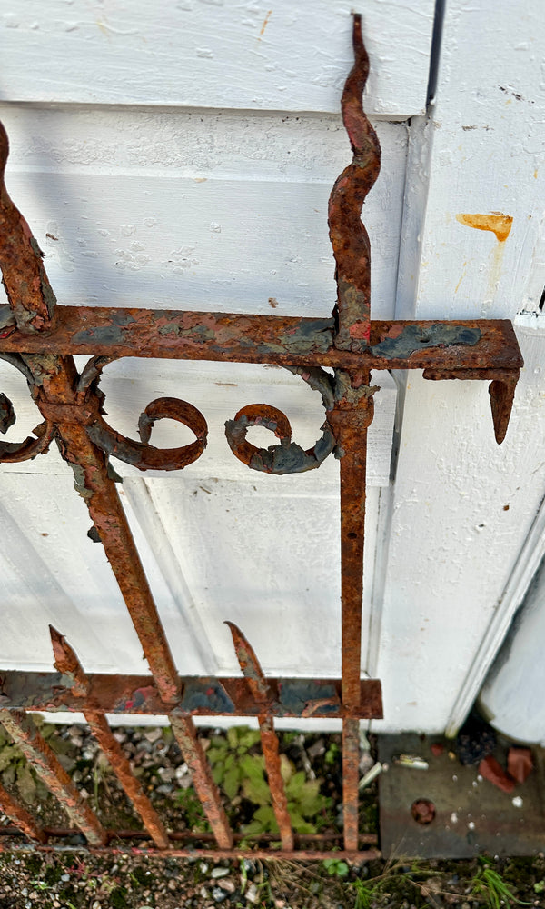 20 Ft of Antique Wrought Iron Garden Gate Fencing GA20490