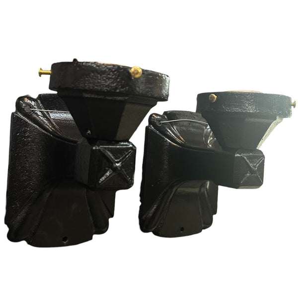 Restored Antique Cast Iron Wall Sconce Pair GA20688