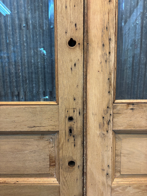 Pair of Doors with Beveled Glass GA21436