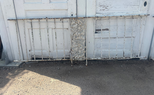 29 Feet of Wrought Iron Decorative Fence Panels GA21258