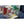 Load image into Gallery viewer, Multi-colored Textured Glass Lantern Chandelier with Chain &amp; Ceiling Mount GA21074
