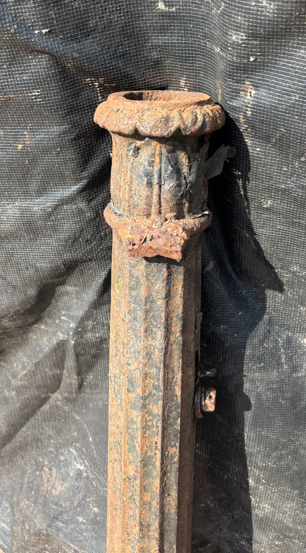 Set of 4 Victorian Cast Iron Newel Posts GA21580