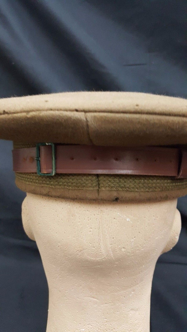 U.S. Pre WWII Officers Hat with Bronze Insignia