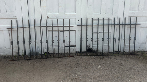 10 Feet of Wrought Iron Fence Panels GA21262