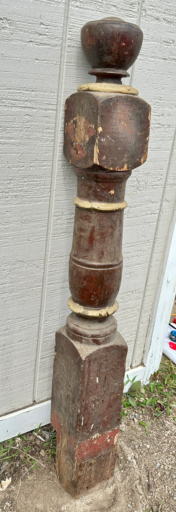 Turned Oak Newel Post GA20427