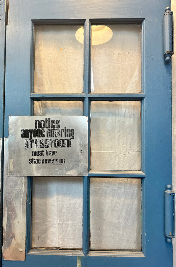 Wood & Steel Double Door Pair - Salvaged from Schuylkill Printing Plant GA20561