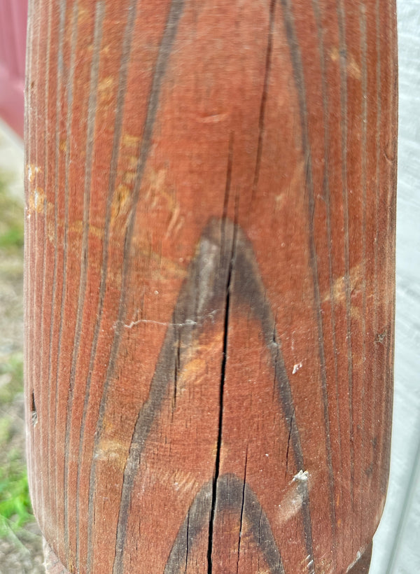 Heart Pine Newel Post w/ Flat Top GA20429