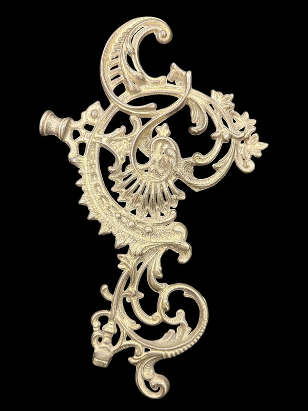 Pair of Antique Brass Chandelier Arms GA20709