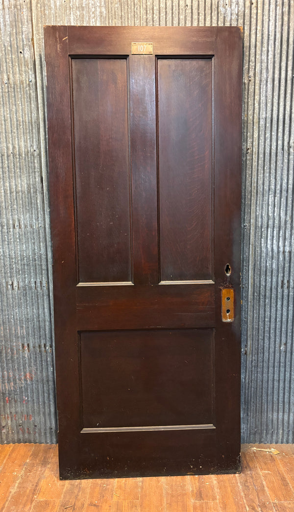 3-Panel Wood Door GA21460