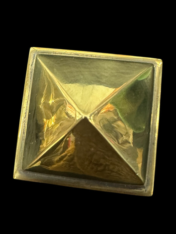 Solid Brass Pyramid Top Finials/ Post Caps - 20 Available - GA20681