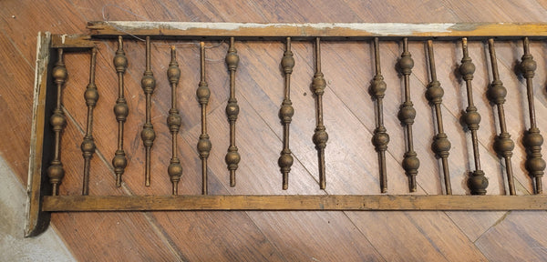 Long Vintage Victorian Wooden Fretwork 118 1/2" x 12" GS00899