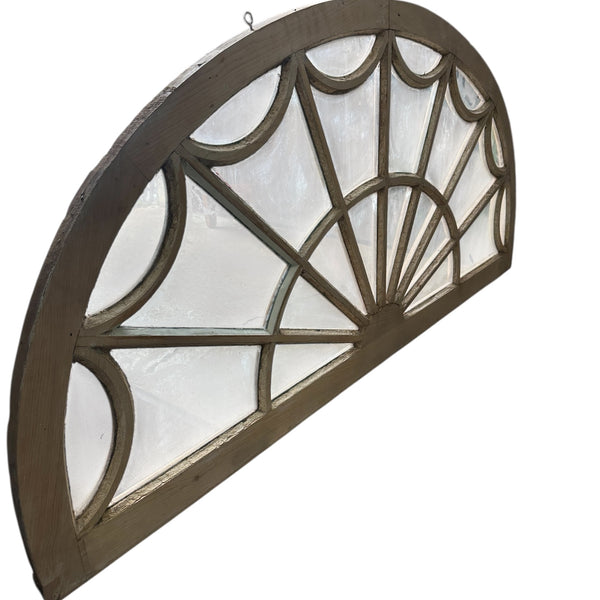Restored Antique Transom Window w/ Frosted Glass GA20694