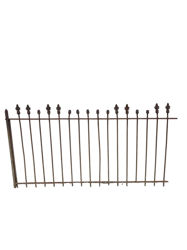 31 Ft Antique Wrought Iron Picket Fencing GA21065